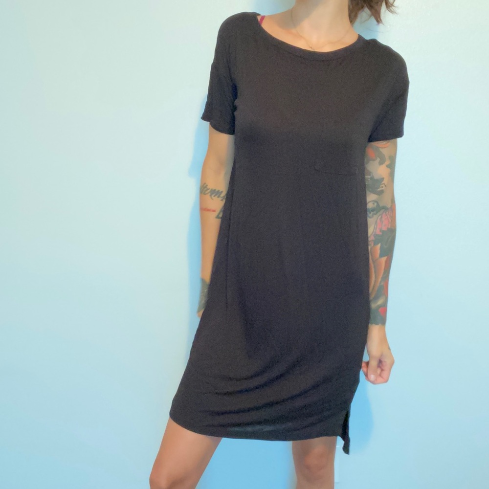 T-shirt Dress by T Alexander Wang size Small Black